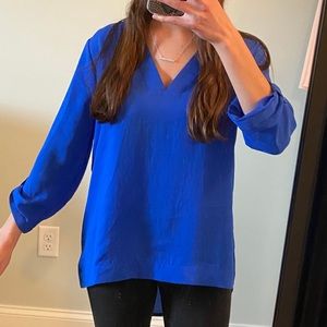 Royal Blue Blouse